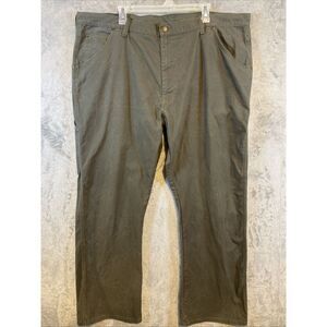 Dickies Carpenter Cargo Workwear‎ Pants Green Denim 42x32 Canvas Baggy Utility